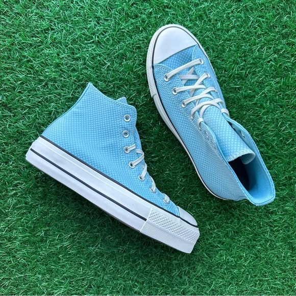 💝Converse Chuck Taylor All Star Ctas Lift Hi Infinity Pool - Picture 8 of 9